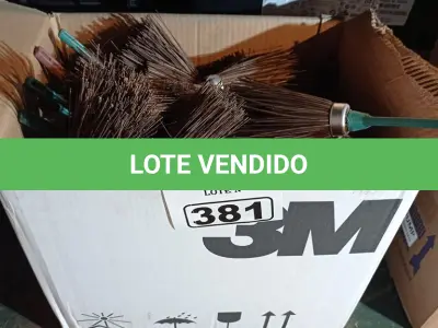 LOTE 381 - 01 LOTE COM VÁRIAS VASSOURAS PEQUENAS. (NO ESTADO) ATENÇÃO! FAZER A VISITAÇÃO ANTES DE ARREMATAR, NÃO SABEMOS SE FUNCIONA. LEILÃO NÃO TEM GARANTIA E NEM DEVOLUÇÃO, SUJEITO A POSSÍVEIS AVARIAS VISÍVEIS/OCULTAS E/OU AUSÊNCIA DE COMPONENTES.