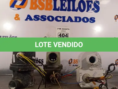 LOTE 404 - 03 AQUECEDORES PARA BANHEIRA DE HIDROMASSAGEM MARCAS E MODELOS DIVERSOS. (NO ESTADO) ATENÇÃO! FAZER A VISITAÇÃO ANTES DE ARREMATAR, NÃO SABEMOS SE FUNCIONA. LEILÃO NÃO TEM GARANTIA E NEM DEVOLUÇÃO, SUJEITO A POSSÍVEIS AVARIAS VISÍVEIS/OCULTAS E/OU AUSÊNCIA DE COMPONENTES.