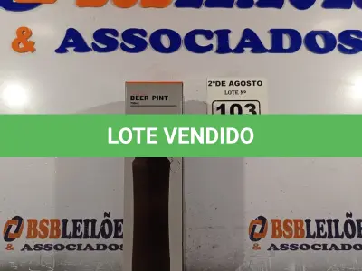 LOTE 103 - 01 GARRAFA TÉRMICA 750ML. (NOVO) (NO ESTADO) ATENÇÃO! FAZER A VISITAÇÃO ANTES DE ARREMATAR, NÃO SABEMOS SE FUNCIONA. LEILÃO NÃO TEM GARANTIA E NEM DEVOLUÇÃO, SUJEITO A POSSÍVEIS AVARIAS VISÍVEIS/OCULTAS E/OU AUSÊNCIA DE COMPONENTES.