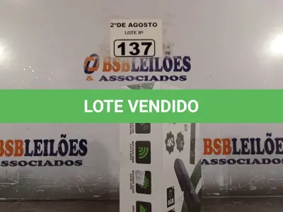 LOTE 137 - 01 IPTV 8BG QUAD CORE 4K. (NOVO) (NO ESTADO) ATENÇÃO! FAZER A VISITAÇÃO ANTES DE ARREMATAR, NÃO SABEMOS SE FUNCIONA. LEILÃO NÃO TEM GARANTIA E NEM DEVOLUÇÃO, SUJEITO A POSSÍVEIS AVARIAS VISÍVEIS/OCULTAS E/OU AUSÊNCIA DE COMPONENTES.