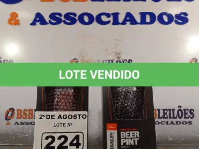 LOTE 224 - 02 COPOS TÉRMICOS DE CERVEJA BEER PINT. (NOVO) (NO ESTADO) ATENÇÃO! FAZER A VISITAÇÃO ANTES DE ARREMATAR, NÃO SABEMOS SE FUNCIONA. LEILÃO NÃO TEM GARANTIA E NEM DEVOLUÇÃO, SUJEITO A POSSÍVEIS AVARIAS VISÍVEIS/OCULTAS E/OU AUSÊNCIA DE COMPONENTES.