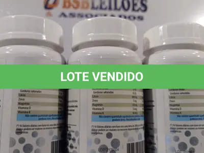 LOTE 283 - 03 SUPLEMENTOS ALIMENTAR DE CÁLCIO MAGNÉSIO ZINCO E VITAMINA D K. (NOVO) (NO ESTADO) ATENÇÃO! FAZER A VISITAÇÃO ANTES DE ARREMATAR, NÃO SABEMOS SE FUNCIONA. LEILÃO NÃO TEM GARANTIA E NEM DEVOLUÇÃO, SUJEITO A POSSÍVEIS AVARIAS VISÍVEIS/OCULTAS E/OU AUSÊNCIA DE COMPONENTES.