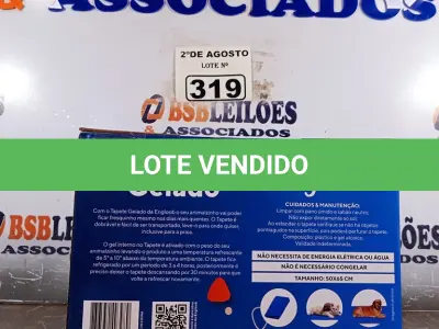 LOTE 319 - 01 TAPETE GELADO PARA REFRESCÂNCIA DE PET 50X65CM. (NOVO) (NO ESTADO) ATENÇÃO! FAZER A VISITAÇÃO ANTES DE ARREMATAR, NÃO SABEMOS SE FUNCIONA. LEILÃO NÃO TEM GARANTIA E NEM DEVOLUÇÃO, SUJEITO A POSSÍVEIS AVARIAS VISÍVEIS/OCULTAS E/OU AUSÊNCIA DE COMPONENTES.