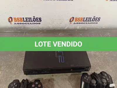 LOTE 123 - 01 PS2 FAT. (NO ESTADO) ATENÇÃO! FAZER A VISITAÇÃO ANTES DE ARREMATAR, NÃO SABEMOS SE FUNCIONA. LEILÃO NÃO TEM GARANTIA E NEM DEVOLUÇÃO, SUJEITO A POSSÍVEIS AVARIAS VISÍVEIS/OCULTAS E/OU AUSÊNCIA DE COMPONENTES.