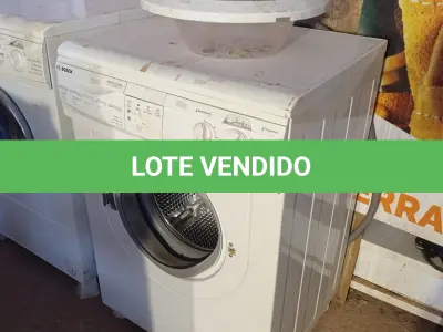 LOTE 371 - 01 LAVA SECA MARCA BOSCH COM AVARIAS. (NO ESTADO) ATENÇÃO! FAZER A VISITAÇÃO ANTES DE ARREMATAR, NÃO SABEMOS SE FUNCIONA. LEILÃO NÃO TEM GARANTIA E NEM DEVOLUÇÃO, SUJEITO A POSSÍVEIS AVARIAS VISÍVEIS/OCULTAS E/OU AUSÊNCIA DE COMPONENTES.