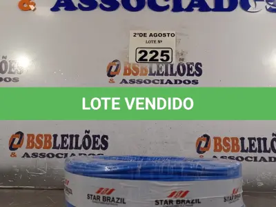 LOTE 225 - 01 CABO FLEXÍVEL DE FIO DE 100M 1X2,50MM² AZUL. (NOVO) (NO ESTADO) ATENÇÃO! FAZER A VISITAÇÃO ANTES DE ARREMATAR, NÃO SABEMOS SE FUNCIONA. LEILÃO NÃO TEM GARANTIA E NEM DEVOLUÇÃO, SUJEITO A POSSÍVEIS AVARIAS VISÍVEIS/OCULTAS E/OU AUSÊNCIA DE COMPONENTES.