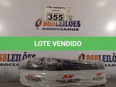 LOTE 355 - 01 CABO FLEXÍVEL DE FIO DE 100M 1X2,50MM² PRETO. (NOVO) (NO ESTADO) ATENÇÃO! FAZER A VISITAÇÃO ANTES DE ARREMATAR, NÃO SABEMOS SE FUNCIONA. LEILÃO NÃO TEM GARANTIA E NEM DEVOLUÇÃO, SUJEITO A POSSÍVEIS AVARIAS VISÍVEIS/OCULTAS E/OU AUSÊNCIA DE COMPONENTES.