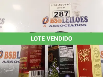 LOTE 287 - 03 EXTRATOS DE PRÓPOLIS. (NOVO) (NO ESTADO) ATENÇÃO! FAZER A VISITAÇÃO ANTES DE ARREMATAR, NÃO SABEMOS SE FUNCIONA. LEILÃO NÃO TEM GARANTIA E NEM DEVOLUÇÃO, SUJEITO A POSSÍVEIS AVARIAS VISÍVEIS/OCULTAS E/OU AUSÊNCIA DE COMPONENTES.