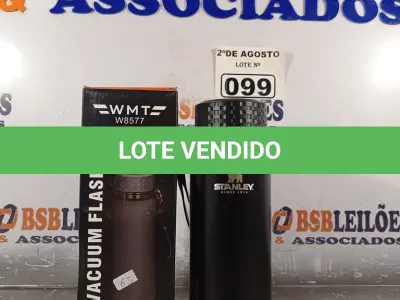 LOTE 099 - 01 GARRAFA TÉRMICA DE 800ML. (NOVO) (NO ESTADO) ATENÇÃO! FAZER A VISITAÇÃO ANTES DE ARREMATAR, NÃO SABEMOS SE FUNCIONA. LEILÃO NÃO TEM GARANTIA E NEM DEVOLUÇÃO, SUJEITO A POSSÍVEIS AVARIAS VISÍVEIS/OCULTAS E/OU AUSÊNCIA DE COMPONENTES.