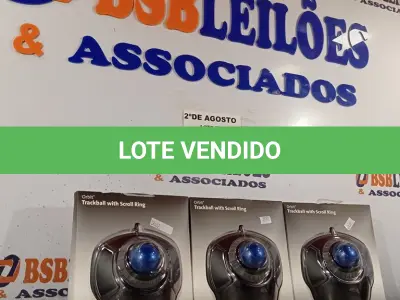 LOTE 131 - 03 TRACKBALL USB. (NO ESTADO) ATENÇÃO! FAZER A VISITAÇÃO ANTES DE ARREMATAR, NÃO SABEMOS SE FUNCIONA. LEILÃO NÃO TEM GARANTIA E NEM DEVOLUÇÃO, SUJEITO A POSSÍVEIS AVARIAS VISÍVEIS/OCULTAS E/OU AUSÊNCIA DE COMPONENTES.