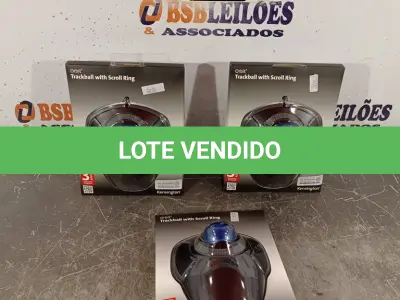 LOTE 104 - 03 TRACKBALL USB. (NO ESTADO) ATENÇÃO! FAZER A VISITAÇÃO ANTES DE ARREMATAR, NÃO SABEMOS SE FUNCIONA. LEILÃO NÃO TEM GARANTIA E NEM DEVOLUÇÃO, SUJEITO A POSSÍVEIS AVARIAS VISÍVEIS/OCULTAS E/OU AUSÊNCIA DE COMPONENTES.