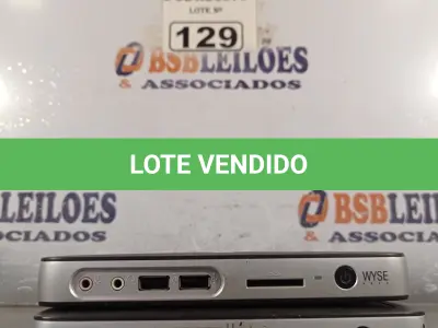 LOTE 129 - 02 TERMINAIS MINI PC WYSE. (NO ESTADO) ATENÇÃO! FAZER A VISITAÇÃO ANTES DE ARREMATAR, NÃO SABEMOS SE FUNCIONA. LEILÃO NÃO TEM GARANTIA E NEM DEVOLUÇÃO, SUJEITO A POSSÍVEIS AVARIAS VISÍVEIS/OCULTAS E/OU AUSÊNCIA DE COMPONENTES.