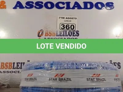 LOTE 360 - 01 CABO FLEXÍVEL DE FIO DE 100M 1X10,00MM² AZUL. (NOVO) (NO ESTADO) ATENÇÃO! FAZER A VISITAÇÃO ANTES DE ARREMATAR, NÃO SABEMOS SE FUNCIONA. LEILÃO NÃO TEM GARANTIA E NEM DEVOLUÇÃO, SUJEITO A POSSÍVEIS AVARIAS VISÍVEIS/OCULTAS E/OU AUSÊNCIA DE COMPONENTES.