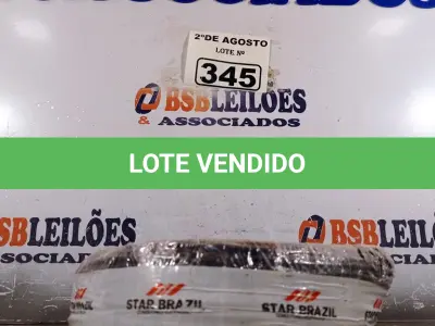LOTE 345 - 01 CABO FLEXÍVEL DE FIO DE 100M 1X2,50MM² PRETO. (NOVO) (NO ESTADO) ATENÇÃO! FAZER A VISITAÇÃO ANTES DE ARREMATAR, NÃO SABEMOS SE FUNCIONA. LEILÃO NÃO TEM GARANTIA E NEM DEVOLUÇÃO, SUJEITO A POSSÍVEIS AVARIAS VISÍVEIS/OCULTAS E/OU AUSÊNCIA DE COMPONENTES.