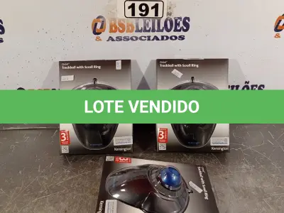 LOTE 191 - 03 TRACKBALL USB. (NO ESTADO) ATENÇÃO! FAZER A VISITAÇÃO ANTES DE ARREMATAR, NÃO SABEMOS SE FUNCIONA. LEILÃO NÃO TEM GARANTIA E NEM DEVOLUÇÃO, SUJEITO A POSSÍVEIS AVARIAS VISÍVEIS/OCULTAS E/OU AUSÊNCIA DE COMPONENTES.