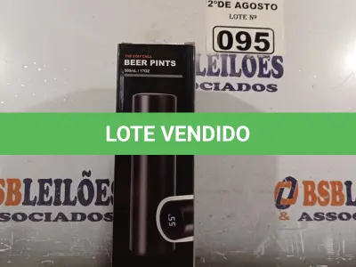 LOTE 095 - 01 GARRAFA TÉRMICA DIGITAL. (NOVO) (NO ESTADO) ATENÇÃO! FAZER A VISITAÇÃO ANTES DE ARREMATAR, NÃO SABEMOS SE FUNCIONA. LEILÃO NÃO TEM GARANTIA E NEM DEVOLUÇÃO, SUJEITO A POSSÍVEIS AVARIAS VISÍVEIS/OCULTAS E/OU AUSÊNCIA DE COMPONENTES.