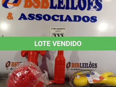 LOTE 333 - 01 LOTE COM VÁRIOS BRINQUEDOS PARA PET TAMANHO GG. (NOVO) (NO ESTADO) ATENÇÃO! FAZER A VISITAÇÃO ANTES DE ARREMATAR, NÃO SABEMOS SE FUNCIONA. LEILÃO NÃO TEM GARANTIA E NEM DEVOLUÇÃO, SUJEITO A POSSÍVEIS AVARIAS VISÍVEIS/OCULTAS E/OU AUSÊNCIA DE COMPONENTES.