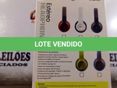 LOTE 167 - 01 FONE DE OUVIDO HEADPHONE ESTÉREO MODELO KA-916. (NOVO) (NO ESTADO) ATENÇÃO! FAZER A VISITAÇÃO ANTES DE ARREMATAR, NÃO SABEMOS SE FUNCIONA. LEILÃO NÃO TEM GARANTIA E NEM DEVOLUÇÃO, SUJEITO A POSSÍVEIS AVARIAS VISÍVEIS/OCULTAS E/OU AUSÊNCIA DE COMPONENTES.
