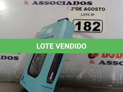 LOTE 182 - 01 TP LINK 4- PORT SUPER SPEED USB 3.0. (NOVO) (NO ESTADO) ATENÇÃO! FAZER A VISITAÇÃO ANTES DE ARREMATAR, NÃO SABEMOS SE FUNCIONA. LEILÃO NÃO TEM GARANTIA E NEM DEVOLUÇÃO, SUJEITO A POSSÍVEIS AVARIAS VISÍVEIS/OCULTAS E/OU AUSÊNCIA DE COMPONENTES.