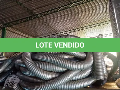 LOTE 408 - 02 ROLOS DE MANGUEIRA COPEX EM METAL. (NO ESTADO) ATENÇÃO! FAZER A VISITAÇÃO ANTES DE ARREMATAR, NÃO SABEMOS SE FUNCIONA. LEILÃO NÃO TEM GARANTIA E NEM DEVOLUÇÃO, SUJEITO A POSSÍVEIS AVARIAS VISÍVEIS/OCULTAS E/OU AUSÊNCIA DE COMPONENTES.