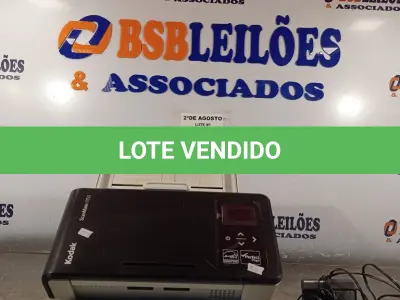 LOTE 394 - 01 SCANER MARCA KODAK MODELO SCANMATE I1150 COM FONTE. (NO ESTADO) ATENÇÃO! FAZER A VISITAÇÃO ANTES DE ARREMATAR, NÃO SABEMOS SE FUNCIONA. LEILÃO NÃO TEM GARANTIA E NEM DEVOLUÇÃO, SUJEITO A POSSÍVEIS AVARIAS VISÍVEIS/OCULTAS E/OU AUSÊNCIA DE COMPONENTES.