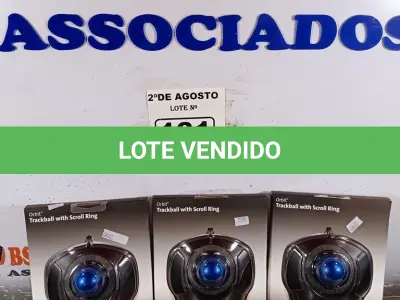 LOTE 131 - 03 TRACKBALL USB. (NO ESTADO) ATENÇÃO! FAZER A VISITAÇÃO ANTES DE ARREMATAR, NÃO SABEMOS SE FUNCIONA. LEILÃO NÃO TEM GARANTIA E NEM DEVOLUÇÃO, SUJEITO A POSSÍVEIS AVARIAS VISÍVEIS/OCULTAS E/OU AUSÊNCIA DE COMPONENTES.