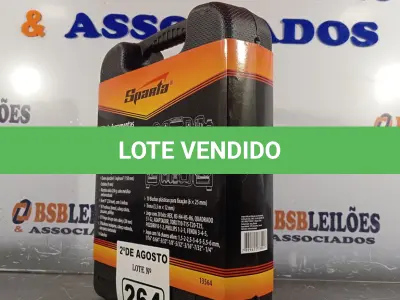 LOTE 264 - 01 MALETA DE FERRAMENTAS 129 PEÇAS. (NOVO) (NO ESTADO) ATENÇÃO! FAZER A VISITAÇÃO ANTES DE ARREMATAR, NÃO SABEMOS SE FUNCIONA. LEILÃO NÃO TEM GARANTIA E NEM DEVOLUÇÃO, SUJEITO A POSSÍVEIS AVARIAS VISÍVEIS/OCULTAS E/OU AUSÊNCIA DE COMPONENTES.