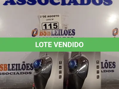 LOTE 115 - 02 TRACKBALL USB. (NO ESTADO) ATENÇÃO! FAZER A VISITAÇÃO ANTES DE ARREMATAR, NÃO SABEMOS SE FUNCIONA. LEILÃO NÃO TEM GARANTIA E NEM DEVOLUÇÃO, SUJEITO A POSSÍVEIS AVARIAS VISÍVEIS/OCULTAS E/OU AUSÊNCIA DE COMPONENTES.
