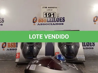 LOTE 191 - 03 TRACKBALL USB. (NO ESTADO) ATENÇÃO! FAZER A VISITAÇÃO ANTES DE ARREMATAR, NÃO SABEMOS SE FUNCIONA. LEILÃO NÃO TEM GARANTIA E NEM DEVOLUÇÃO, SUJEITO A POSSÍVEIS AVARIAS VISÍVEIS/OCULTAS E/OU AUSÊNCIA DE COMPONENTES.