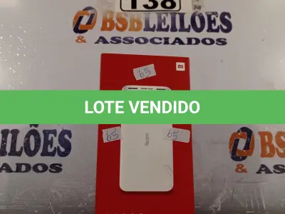 LOTE 138 - 01 CARREGADOR PORTÁTIL 2000MHA REDMI. (NOVO) (NO ESTADO) ATENÇÃO! FAZER A VISITAÇÃO ANTES DE ARREMATAR, NÃO SABEMOS SE FUNCIONA. LEILÃO NÃO TEM GARANTIA E NEM DEVOLUÇÃO, SUJEITO A POSSÍVEIS AVARIAS VISÍVEIS/OCULTAS E/OU AUSÊNCIA DE COMPONENTES.