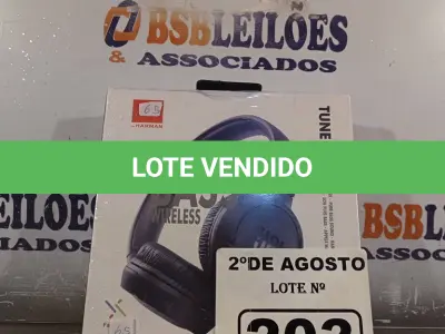 LOTE 203 - 01 FONE DE OUVIDO BASS WIRELESS 510. (NOVO) (NO ESTADO) ATENÇÃO! FAZER A VISITAÇÃO ANTES DE ARREMATAR, NÃO SABEMOS SE FUNCIONA. LEILÃO NÃO TEM GARANTIA E NEM DEVOLUÇÃO, SUJEITO A POSSÍVEIS AVARIAS VISÍVEIS/OCULTAS E/OU AUSÊNCIA DE COMPONENTES.