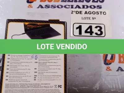 LOTE 143 - 01 HD ESTERNO 2TB EXPANSIÓN HDD. (NOVO) (NO ESTADO) ATENÇÃO! FAZER A VISITAÇÃO ANTES DE ARREMATAR, NÃO SABEMOS SE FUNCIONA. LEILÃO NÃO TEM GARANTIA E NEM DEVOLUÇÃO, SUJEITO A POSSÍVEIS AVARIAS VISÍVEIS/OCULTAS E/OU AUSÊNCIA DE COMPONENTES.