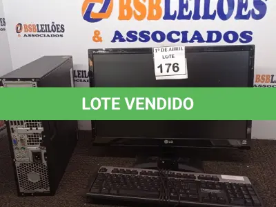 LOTE 176 - 01 CPU HP E 01 MONITOR. (NO ESTADO) ATENÇÃO! FAZER A VISITAÇÃO ANTES DE ARREMATAR, NÃO SABEMOS SE FUNCIONA. LEILÃO NÃO TEM GARANTIA E NEM DEVOLUÇÃO, SUJEITO A POSSÍVEIS AVARIAS VISÍVEIS/OCULTAS E/OU AUSÊNCIA DE COMPONENTES.