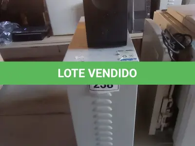 LOTE 238 - 01 BANCO PARA BATERIAS E 01 NOBREAK. (NO ESTADO) ATENÇÃO! FAZER A VISITAÇÃO ANTES DE ARREMATAR, NÃO SABEMOS SE FUNCIONA. LEILÃO NÃO TEM GARANTIA E NEM DEVOLUÇÃO, SUJEITO A POSSÍVEIS AVARIAS VISÍVEIS/OCULTAS E/OU AUSÊNCIA DE COMPONENTES.
