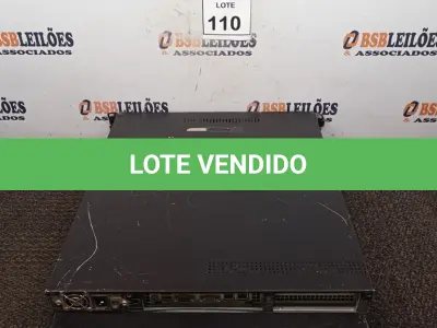 LOTE 110 - 01 SERVIDOR.  (NO ESTADO) ATENÇÃO! FAZER A VISITAÇÃO ANTES DE ARREMATAR, NÃO SABEMOS SE FUNCIONA. LEILÃO NÃO TEM GARANTIA E NEM DEVOLUÇÃO, SUJEITO A POSSÍVEIS AVARIAS VISÍVEIS/OCULTAS E/OU AUSÊNCIA DE COMPONENTES.