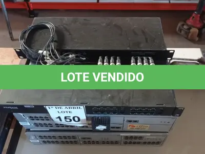 LOTE 150 - 04 SWITCHES. (NO ESTADO) ATENÇÃO! FAZER A VISITAÇÃO ANTES DE ARREMATAR, NÃO SABEMOS SE FUNCIONA. LEILÃO NÃO TEM GARANTIA E NEM DEVOLUÇÃO, SUJEITO A POSSÍVEIS AVARIAS VISÍVEIS/OCULTAS E/OU AUSÊNCIA DE COMPONENTES.