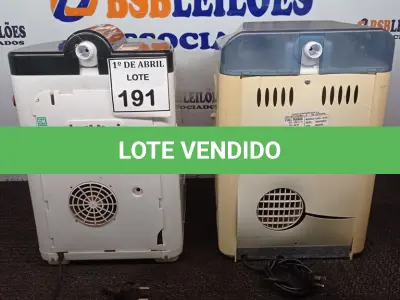 LOTE 191 - 02 BEBEDOUROS DE BANCADA LATINA. (NO ESTADO) ATENÇÃO! FAZER A VISITAÇÃO ANTES DE ARREMATAR, NÃO SABEMOS SE FUNCIONA. LEILÃO NÃO TEM GARANTIA E NEM DEVOLUÇÃO, SUJEITO A POSSÍVEIS AVARIAS VISÍVEIS/OCULTAS E/OU AUSÊNCIA DE COMPONENTES.
