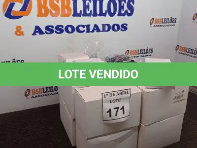 LOTE 171 - 01 LOTE COM CARREGADORES 48V 0, 27A. (NO ESTADO) ATENÇÃO! FAZER A VISITAÇÃO ANTES DE ARREMATAR, NÃO SABEMOS SE FUNCIONA. LEILÃO NÃO TEM GARANTIA E NEM DEVOLUÇÃO, SUJEITO A POSSÍVEIS AVARIAS VISÍVEIS/OCULTAS E/OU AUSÊNCIA DE COMPONENTES.