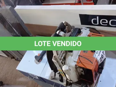 LOTE 267 - 01 SOPRADOR DE FOLHAS COSTAL A GASOLINA STIHL. (NO ESTADO) ATENÇÃO! FAZER A VISITAÇÃO ANTES DE ARREMATAR, NÃO SABEMOS SE FUNCIONA. LEILÃO NÃO TEM GARANTIA E NEM DEVOLUÇÃO, SUJEITO A POSSÍVEIS AVARIAS VISÍVEIS/OCULTAS E/OU AUSÊNCIA DE COMPONENTES.