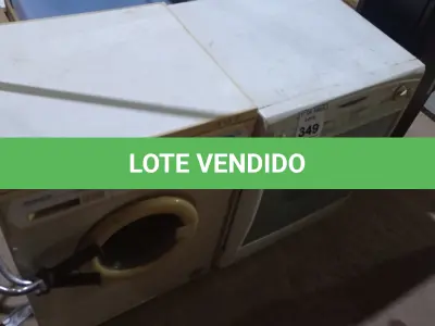 LOTE 349 - 01 MÁQUINA DE LAVAR ROUPAS CONTINENTAL E 01 SECADORA DE ROUPAS BRASTEMP. (NO ESTADO) ATENÇÃO! FAZER A VISITAÇÃO ANTES DE ARREMATAR, NÃO SABEMOS SE FUNCIONA. LEILÃO NÃO TEM GARANTIA E NEM DEVOLUÇÃO, SUJEITO A POSSÍVEIS AVARIAS VISÍVEIS/OCULTAS E/OU AUSÊNCIA DE COMPONENTES.