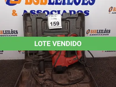 LOTE 159 - 01 MARTELETE EIN HELL COM MALETA. (NO ESTADO) ATENÇÃO! FAZER A VISITAÇÃO ANTES DE ARREMATAR, NÃO SABEMOS SE FUNCIONA. LEILÃO NÃO TEM GARANTIA E NEM DEVOLUÇÃO, SUJEITO A POSSÍVEIS AVARIAS VISÍVEIS/OCULTAS E/OU AUSÊNCIA DE COMPONENTES.