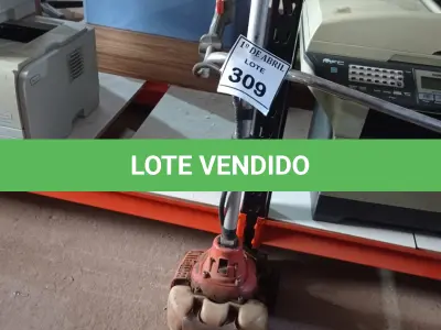 LOTE 309 - 01 ROÇADEIRA A GASOLINA COM AVARIAS. (NO ESTADO) ATENÇÃO! FAZER A VISITAÇÃO ANTES DE ARREMATAR, NÃO SABEMOS SE FUNCIONA. LEILÃO NÃO TEM GARANTIA E NEM DEVOLUÇÃO, SUJEITO A POSSÍVEIS AVARIAS VISÍVEIS/OCULTAS E/OU AUSÊNCIA DE COMPONENTES.