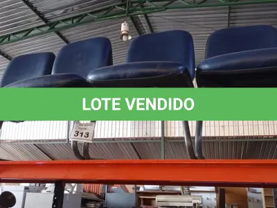 LOTE 313 - 04 CADEIRAS FIXAS PARA ESCRITÓRIO. (NO ESTADO) ATENÇÃO! FAZER A VISITAÇÃO ANTES DE ARREMATAR, NÃO SABEMOS SE FUNCIONA. LEILÃO NÃO TEM GARANTIA E NEM DEVOLUÇÃO, SUJEITO A POSSÍVEIS AVARIAS VISÍVEIS/OCULTAS E/OU AUSÊNCIA DE COMPONENTES.