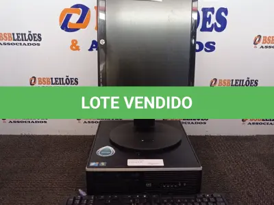 LOTE 219 - 01 CPU HP E 01 MONITOR COM TECLADO. (NO ESTADO) ATENÇÃO! FAZER A VISITAÇÃO ANTES DE ARREMATAR, NÃO SABEMOS SE FUNCIONA. LEILÃO NÃO TEM GARANTIA E NEM DEVOLUÇÃO, SUJEITO A POSSÍVEIS AVARIAS VISÍVEIS/OCULTAS E/OU AUSÊNCIA DE COMPONENTES.