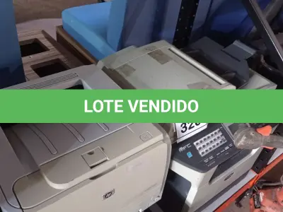 LOTE 320 - 03 IMPRESSORAS DIVERSAS. (NO ESTADO) ATENÇÃO! FAZER A VISITAÇÃO ANTES DE ARREMATAR, NÃO SABEMOS SE FUNCIONA. LEILÃO NÃO TEM GARANTIA E NEM DEVOLUÇÃO, SUJEITO A POSSÍVEIS AVARIAS VISÍVEIS/OCULTAS E/OU AUSÊNCIA DE COMPONENTES.