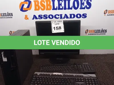 LOTE 158 - 01 CPU HP E 01 MONITOR COM TECLADO. (NO ESTADO) ATENÇÃO! FAZER A VISITAÇÃO ANTES DE ARREMATAR, NÃO SABEMOS SE FUNCIONA. LEILÃO NÃO TEM GARANTIA E NEM DEVOLUÇÃO, SUJEITO A POSSÍVEIS AVARIAS VISÍVEIS/OCULTAS E/OU AUSÊNCIA DE COMPONENTES.