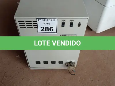 LOTE 286 - 01 ESTABILIZADOR ENGETRON (NO ESTADO) ATENÇÃO! FAZER A VISITAÇÃO ANTES DE ARREMATAR, NÃO SABEMOS SE FUNCIONA. LEILÃO NÃO TEM GARANTIA E NEM DEVOLUÇÃO, SUJEITO A POSSÍVEIS AVARIAS VISÍVEIS/OCULTAS E/OU AUSÊNCIA DE COMPONENTES.