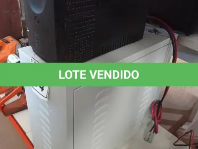 LOTE 074 - 01 BANCO PARA BATERIAS E 01 NOBREAK. (NO ESTADO) ATENÇÃO! FAZER A VISITAÇÃO ANTES DE ARREMATAR, NÃO SABEMOS SE FUNCIONA. LEILÃO NÃO TEM GARANTIA E NEM DEVOLUÇÃO, SUJEITO A POSSÍVEIS AVARIAS VISÍVEIS/OCULTAS E/OU AUSÊNCIA DE COMPONENTES.