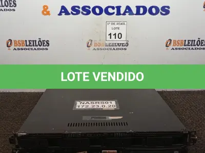 LOTE 110 - 01 SERVIDOR.  (NO ESTADO) ATENÇÃO! FAZER A VISITAÇÃO ANTES DE ARREMATAR, NÃO SABEMOS SE FUNCIONA. LEILÃO NÃO TEM GARANTIA E NEM DEVOLUÇÃO, SUJEITO A POSSÍVEIS AVARIAS VISÍVEIS/OCULTAS E/OU AUSÊNCIA DE COMPONENTES.