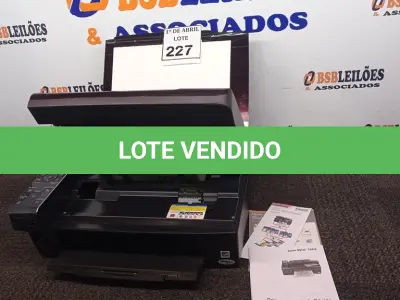 LOTE 227 - 01 IMPRESSORA EPSON TX410. (NO ESTADO) ATENÇÃO! FAZER A VISITAÇÃO ANTES DE ARREMATAR, NÃO SABEMOS SE FUNCIONA. LEILÃO NÃO TEM GARANTIA E NEM DEVOLUÇÃO, SUJEITO A POSSÍVEIS AVARIAS VISÍVEIS/OCULTAS E/OU AUSÊNCIA DE COMPONENTES.